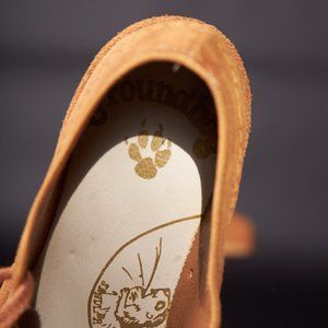 1970s Groundhog Boho Tan Clogs Shoes Wedges